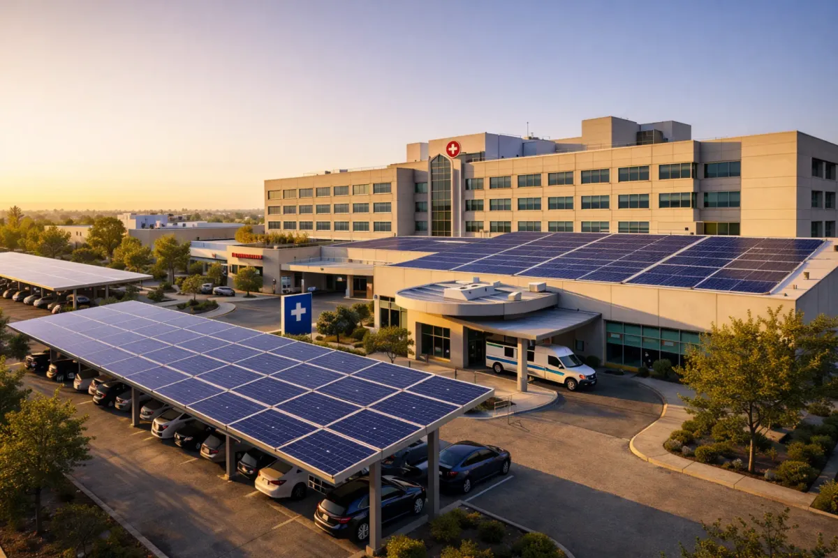 Solar installation for Healthcare & Hospitals