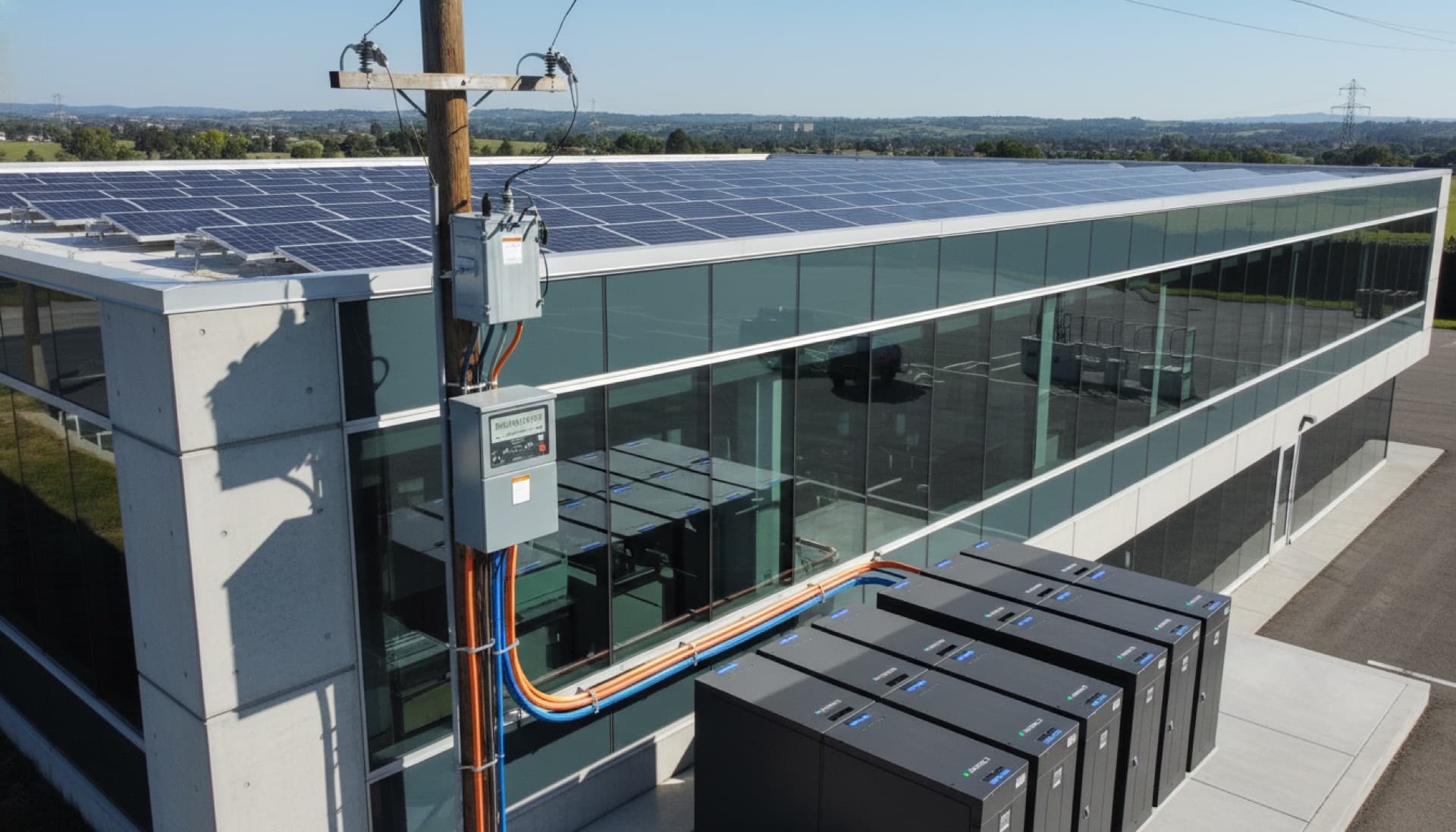 Commercial battery energy storage system for demand charge reduction