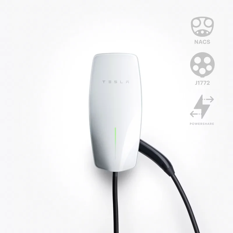 Tesla Universal Wall Connector fleet depot EV charger product photo