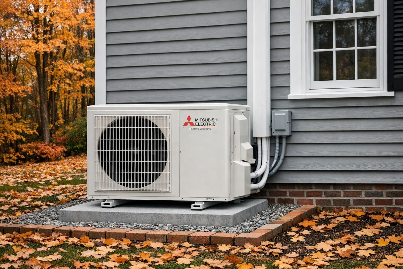 Massachusetts cold-climate heat pump installation