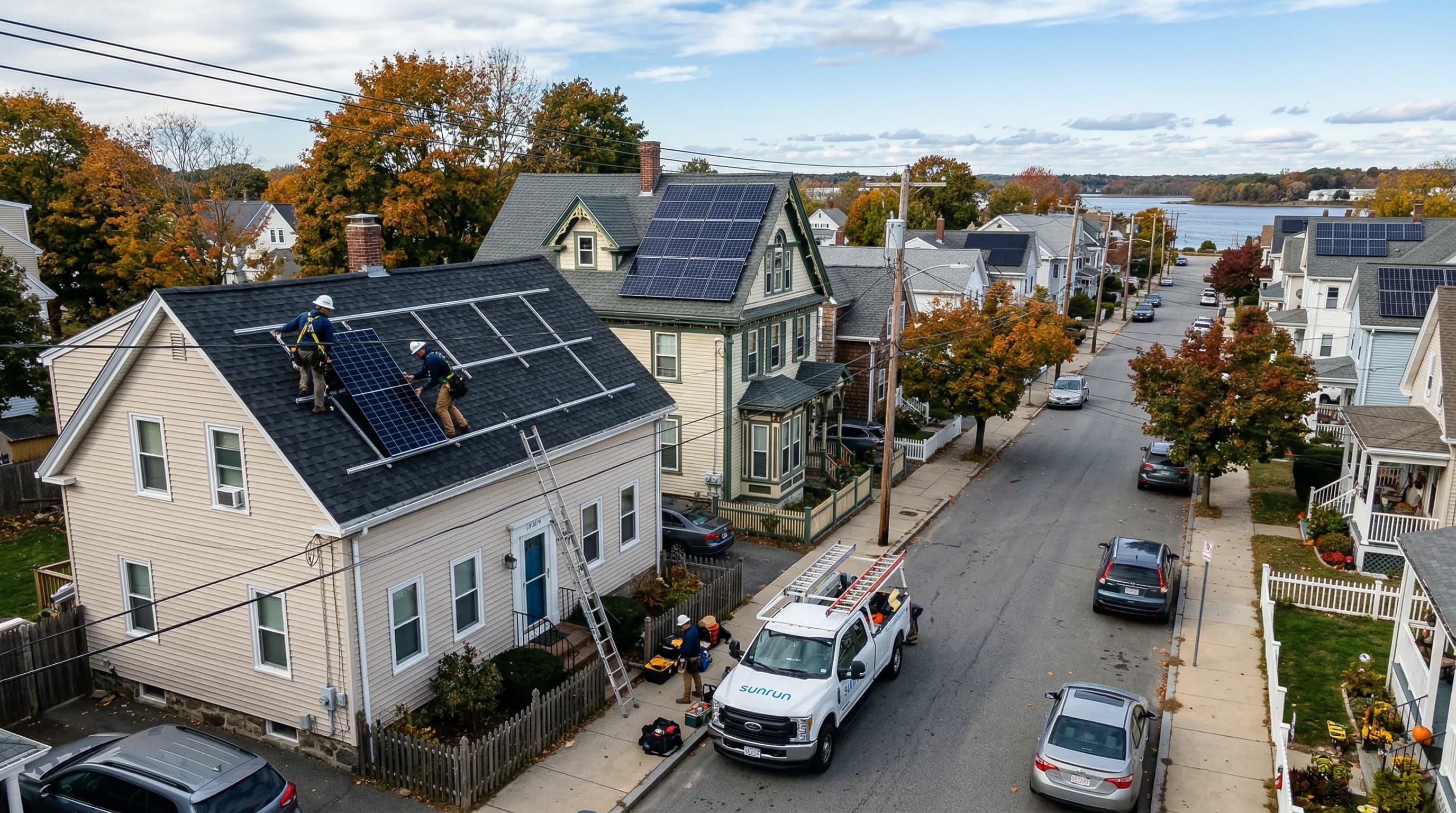 Solar panels in Taunton, Massachusetts — Taunton Municipal Lighting Plant service area