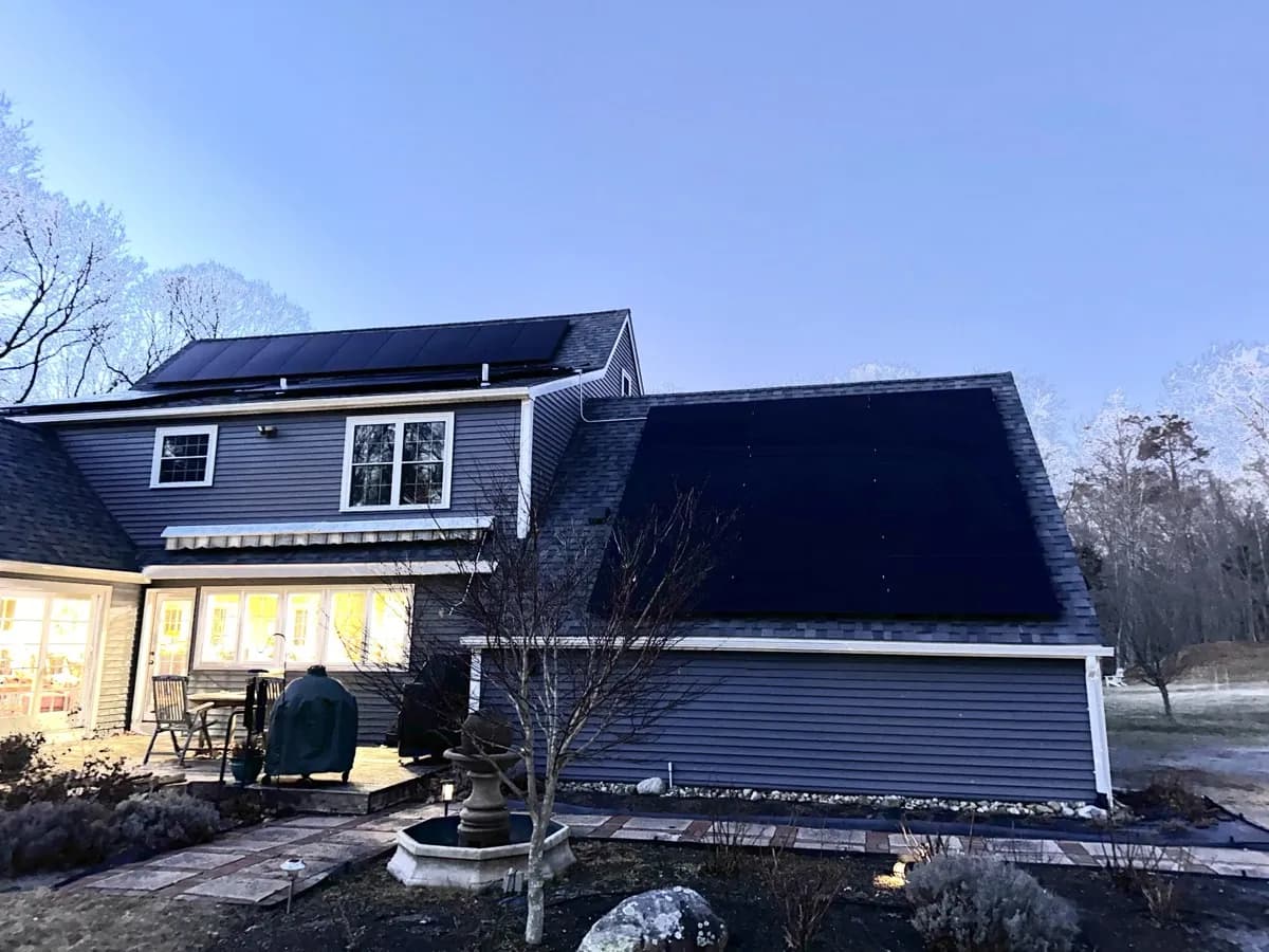 Solar installation in Brighton, MA