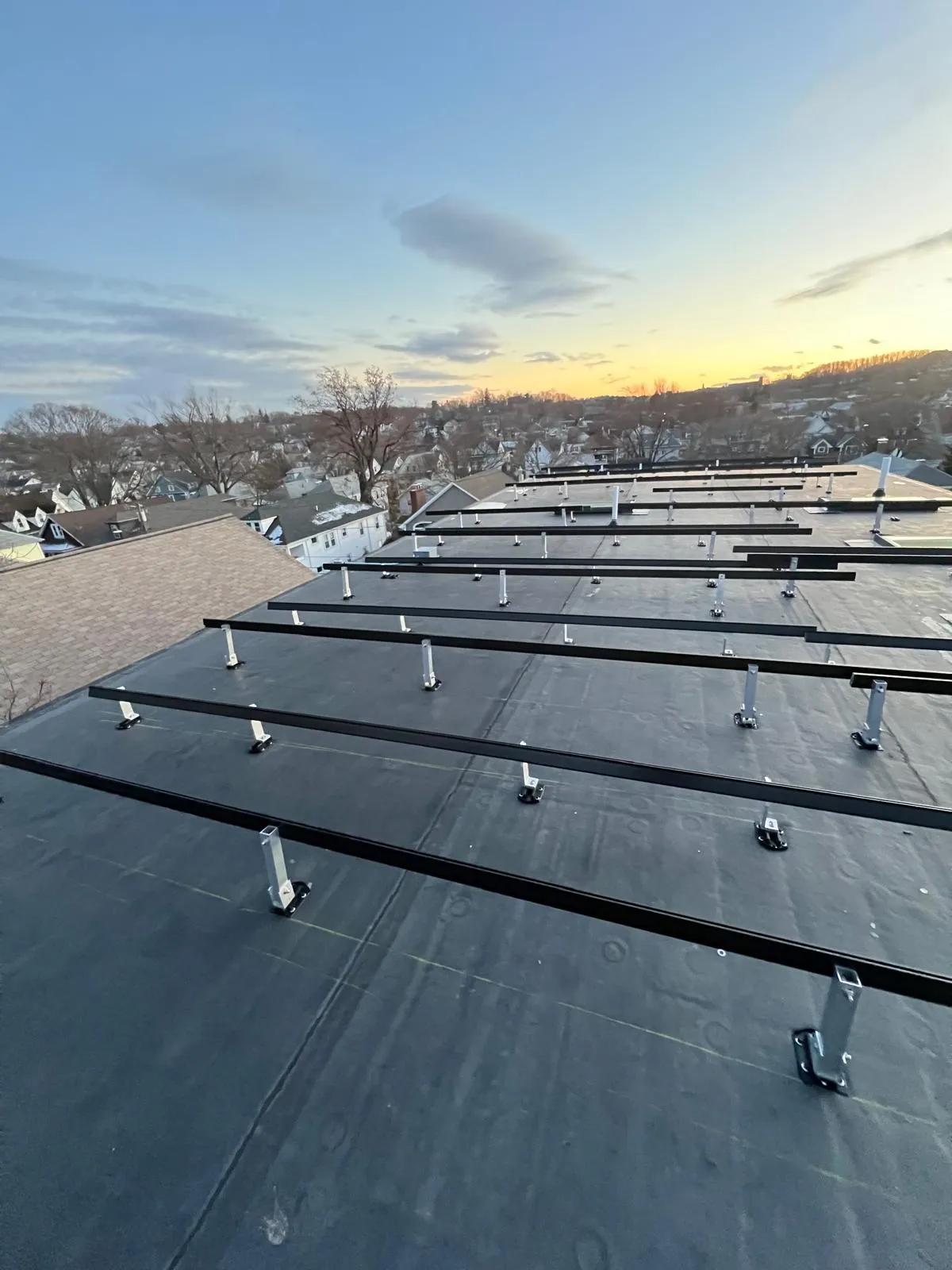 Solar installation in Weston, MA