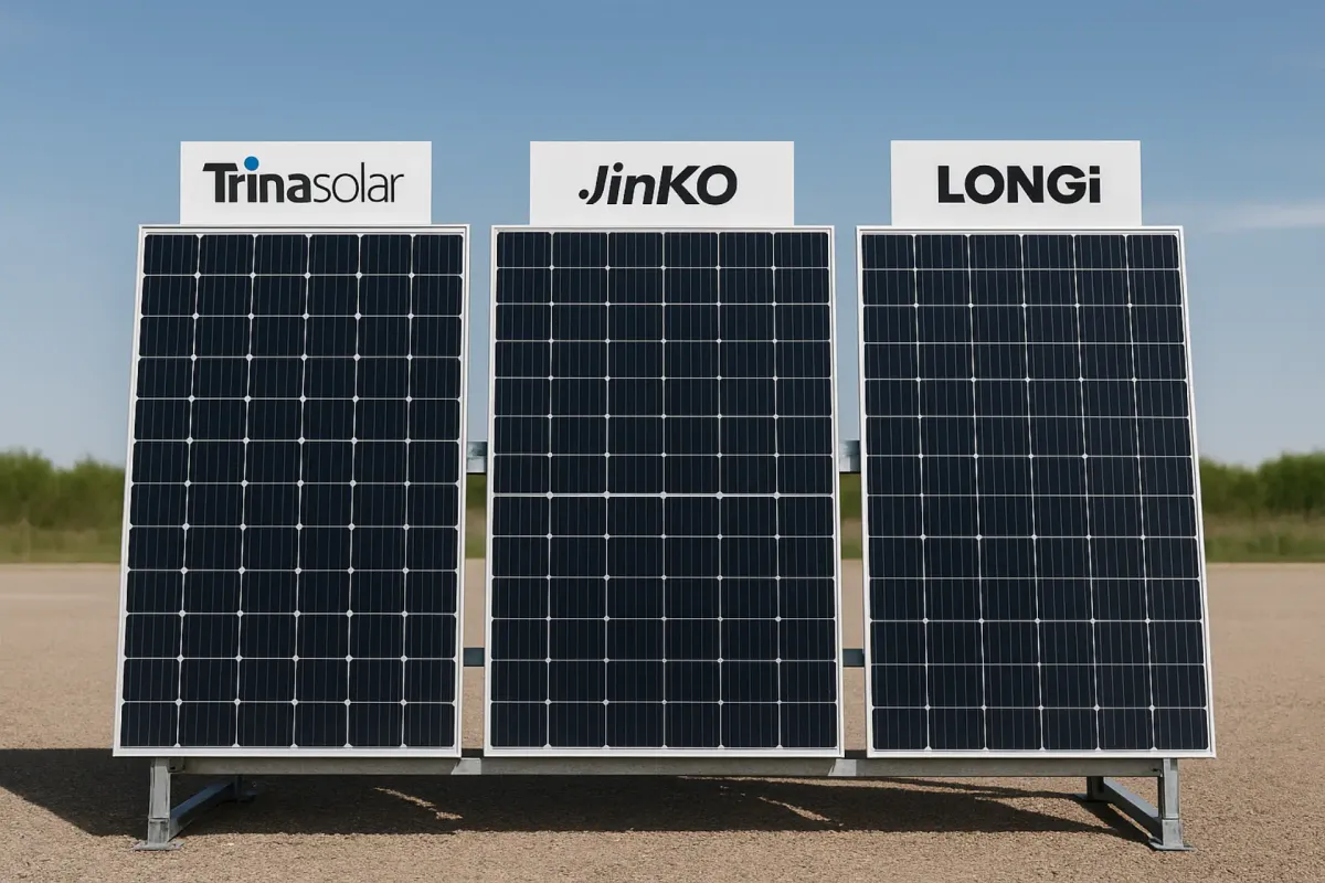Solar panel comparison
